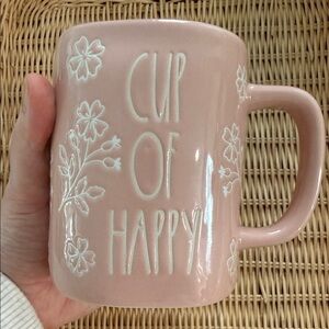 Cup of Happy Rae Dunn artisan collection mug